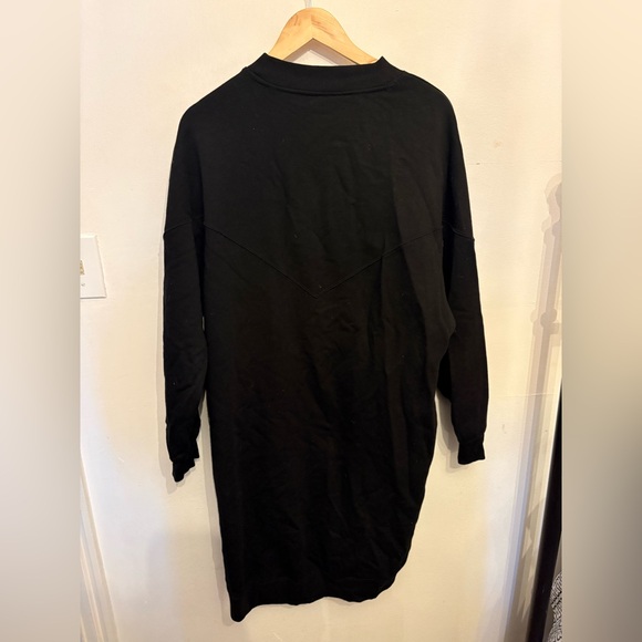 Monki Black Oversized Dress - Picture 3 of 7